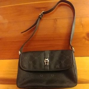 Etienne Aigner black shoulder bag